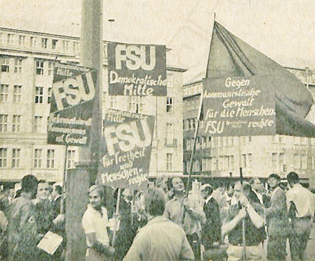 FSU Mitglieder Demo 1968 in Hamburg