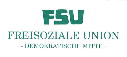 Briefkopf Freisoziale Union - Demokratische Mitte FSU, 1999